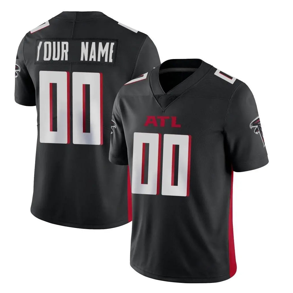 Parkc Custom A.Falcons Black Limited Home Game Any Name & Numbers Stitched Jerseys