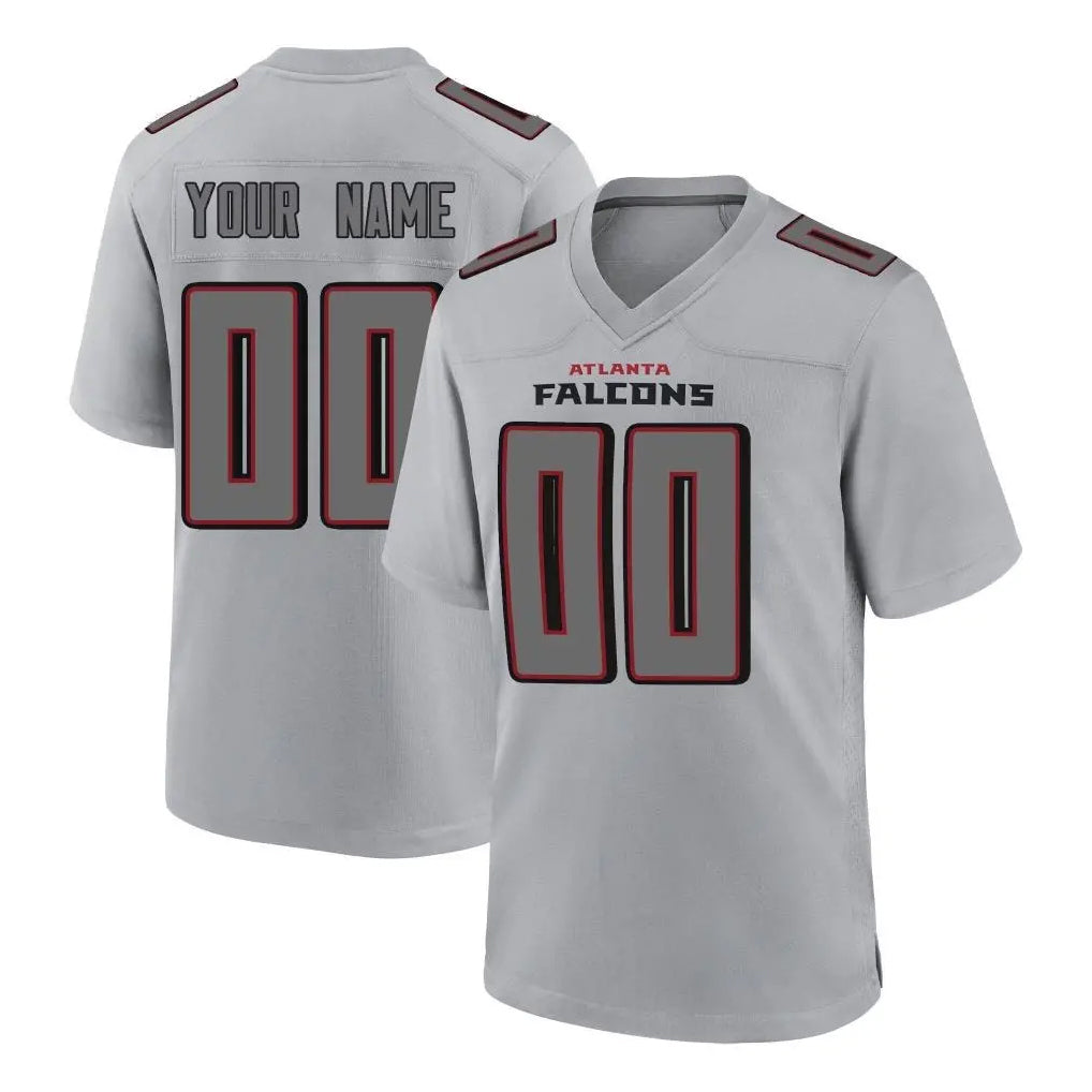 Parkc Custom A.Falcons Gray Fashion Home Game Any Name & Numbers Stitched Jerseys