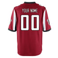 Parkc Custom A.Falcons Red Home Game Any Name & Numbers Stitched Jerseys
