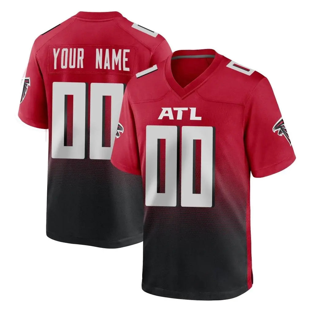 Parkc Custom A.Falcons Red Limited Home Game Any Name & Numbers Stitched Jerseys