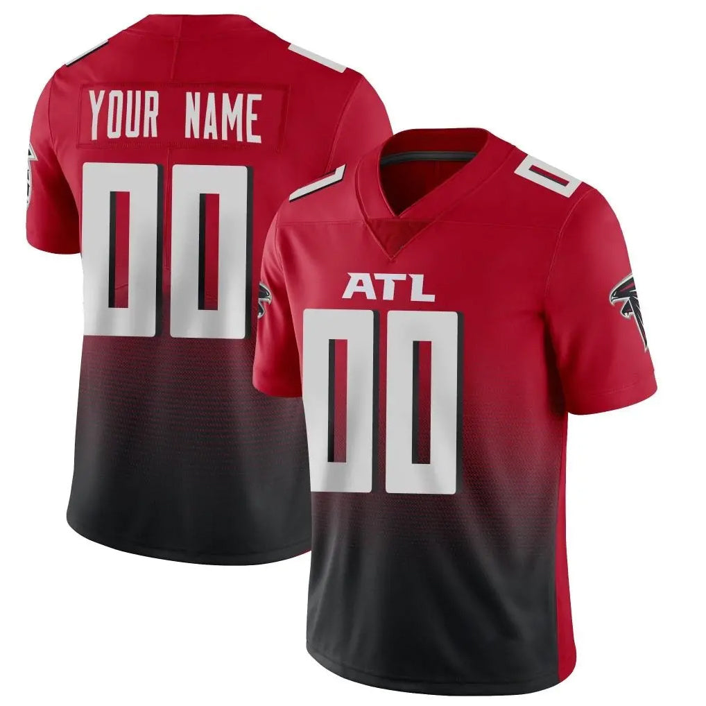 Parkc Custom A.Falcons Red Vapor Untouchable Limited Home Game Any Name & Numbers Stitched Jerseys