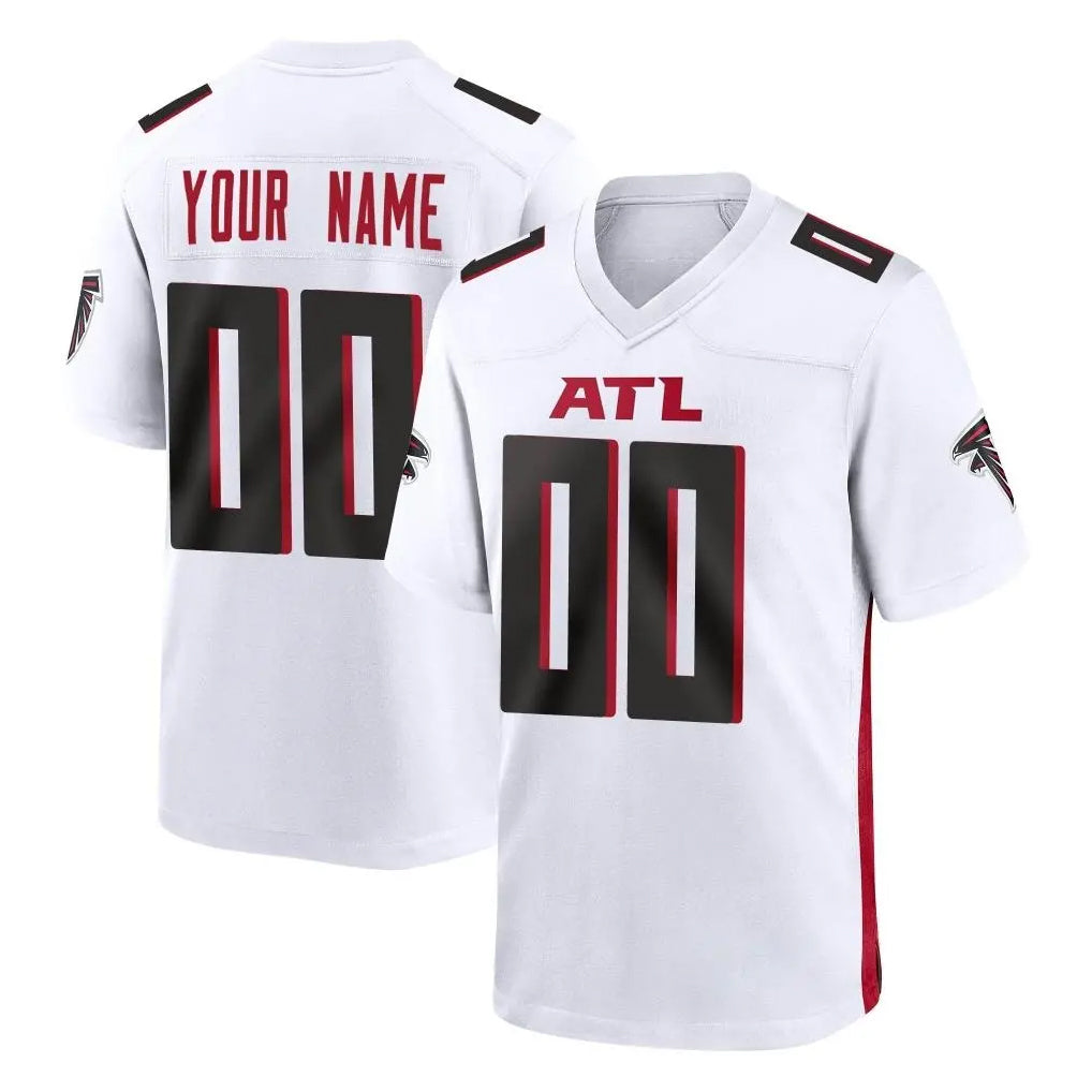 Parkc Custom A.Falcons White Home Game Any Name & Numbers Stitched Jerseys