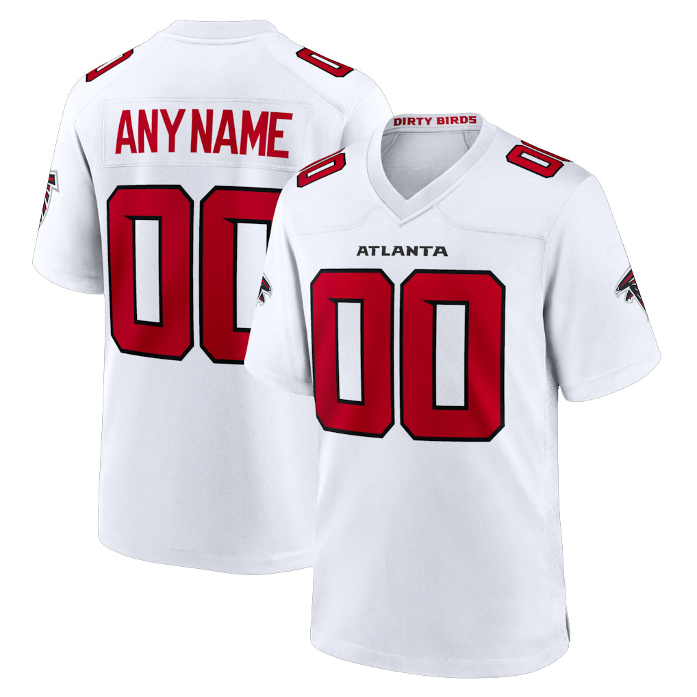 Parkc Custom A.Falcons White Replica Home Game Any Name & Numbers Stitched Jerseys