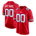 Parkc Custom B.Bills Red Alternate Game Stitched Jerseys