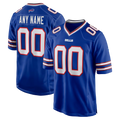 Parkc Custom B.Bills Royal Royal Game Stitched Jerseys