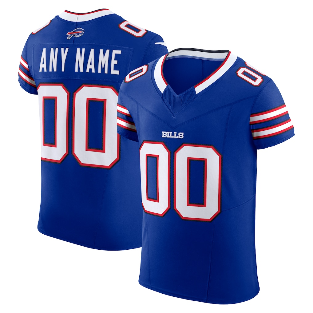 Parkc Custom B.Bills Royal Vapor F.U.S.E. Elite Stitched Jerseys