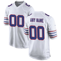 Parkc Custom B.Bills White Alternate Game Stitched Jerseys