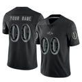 Parkc Custom B.Ravens Black RFLCTV Limited Any Name & Numbers Stitched Jerseys