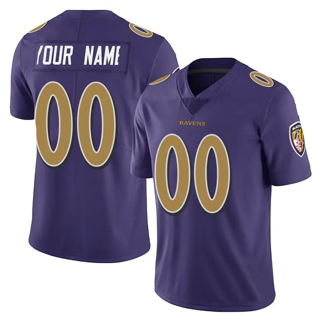 Parkc Custom B.Ravens Purple Color Vapor Untouchable Limited Any Name & Numbers Stitched Jerseys