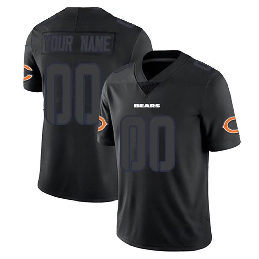 Parkc Custom C.Bears Black Impact Limited Game Any Name & Numbers Stitched Jerseys