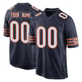 Parkc Custom C.Bears Navy Home Game Any Name & Numbers Stitched Jerseys