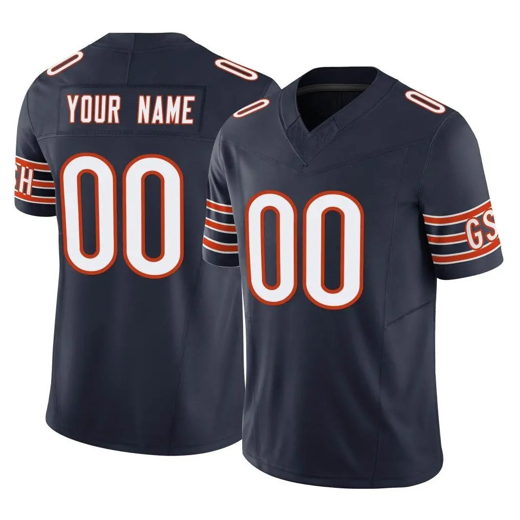Parkc Custom C.Bears Navy Vapor F.U.S.E. Limited Home Game Any Name & Numbers Stitched Jerseys