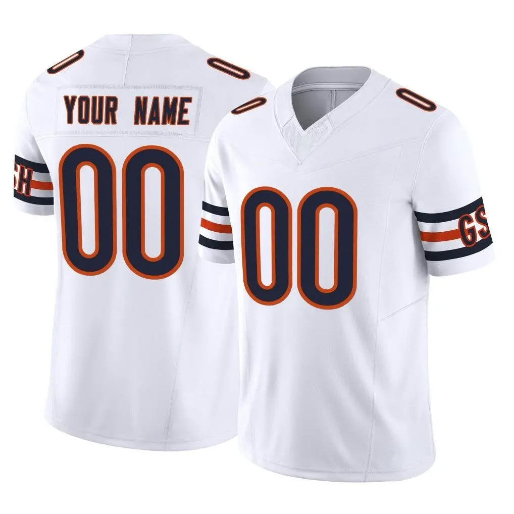 Parkc Custom C.Bears White Vapor F.U.S.E. Limited Home Game Any Name & Numbers Stitched Jerseys