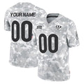 Parkc Custom C.Bengals Arctic Camo Salute to Service Limited Any Name & Numbers Stitched Jerseys