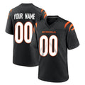 Parkc Custom C.Bengals Black Home Game Any Name & Numbers Stitched Jerseys