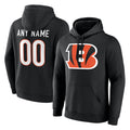 Parkc Custom C.Bengals Black Long Sleeve Hoodie Any Name & Numbers Stitched Jerseys