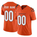 Parkc Custom C.Bengals Orange Vapor F.U.S.E. Limited Home Game Any Name & Numbers Stitched Jerseys