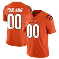 Parkc Custom C.Bengals Orange Vapor Untouchable Limited Home Game Any Name & Numbers Stitched Jerseys
