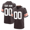 Parkc Custom C.Browns Brown Home Game Any Name & Numbers Stitched Jerseys