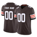 Parkc Custom C.Browns Brown Vapor F.U.S.E. Limited Home Game Any Name & Numbers Stitched Jerseys