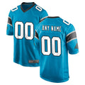 Parkc Custom C.Panthers Blue Game Any Name & Numbers Stitched Jerseys