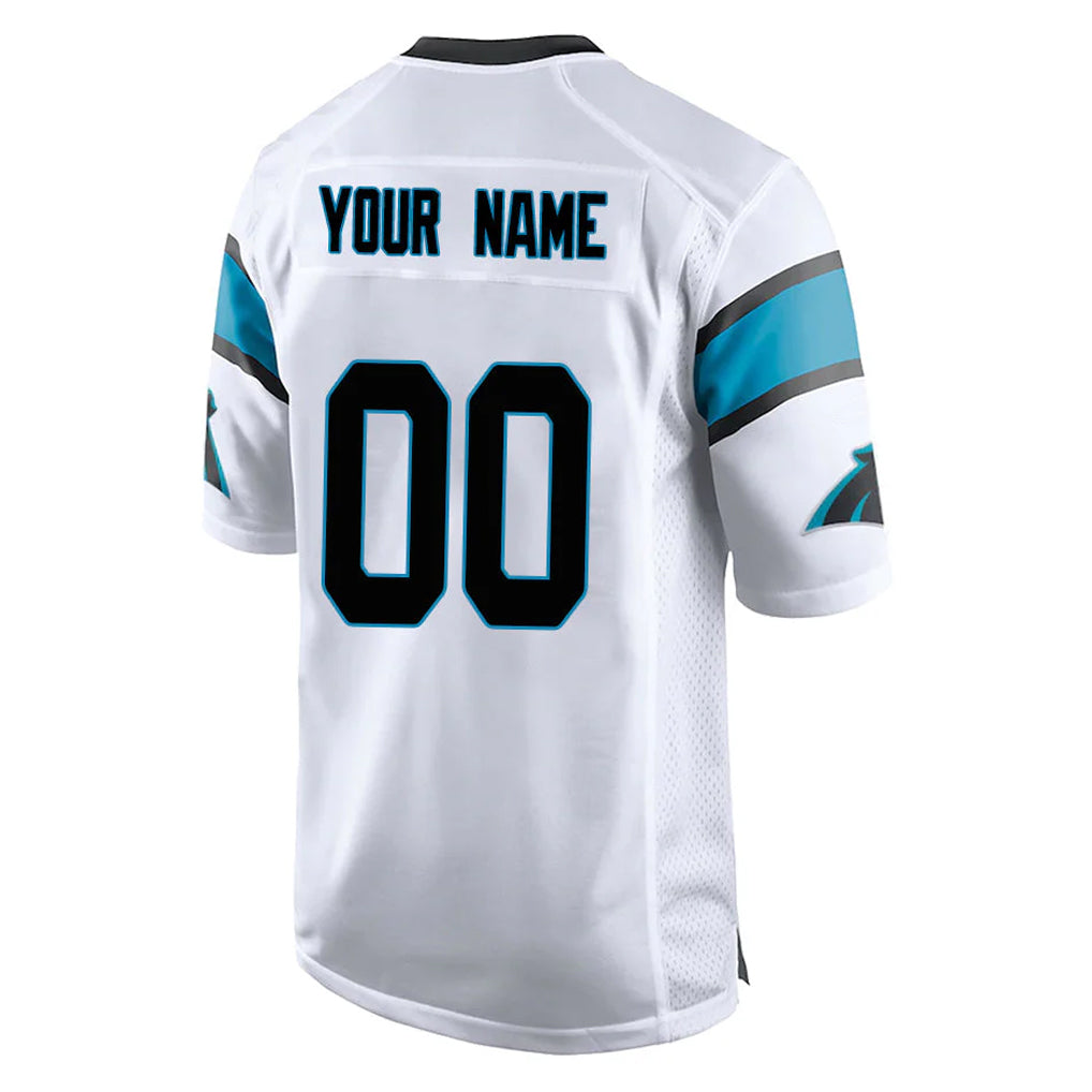 Parkc Custom C.Panthers White Game Any Name & Numbers Stitched Jerseys
