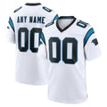 Parkc Custom C.Panthers White Home Game Any Name & Numbers Stitched Jerseys