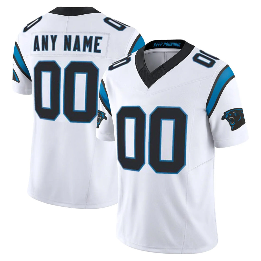 Parkc Custom C.Panthers White Vapor F.U.S.E. Limited Home Game Any Name & Numbers Stitched Jerseys