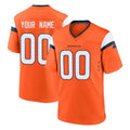 Parkc Custom D.Broncos Orange Home Game Any Name & Numbers Stitched Jerseys