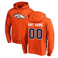 Parkc Custom D.Broncos Orange Pullover Hoodie Limited Any Name & Numbers Stitched Jerseys