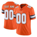 Parkc Custom D.Broncos Orange Vapor Untouchable Limited Home Game Any Name & Numbers Stitched Jerseys