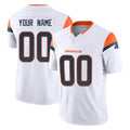 Parkc Custom D.Broncos White Limited Vapor F.U.S.E. Home Game Any Name & Numbers Stitched Jerseys