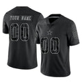 Parkc Custom D.Cowboys Black Limited Reflective Home Game Any Name & Numbers Stitched Jerseys