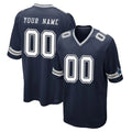 Parkc Custom D.Cowboys Navy Home Game Any Name & Numbers Stitched Jerseys