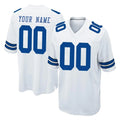 Parkc Custom D.Cowboys White Home Game Any Name & Numbers Stitched Jerseys