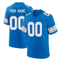 Parkc Custom D.Lions Blue Alternate Home Game Any Name & Numbers Stitched Jerseys