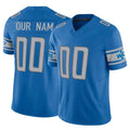 Parkc Custom D.Lions Blue Vapor F.U.S.E. Limited Home Game Any Name & Numbers Stitched Jerseys