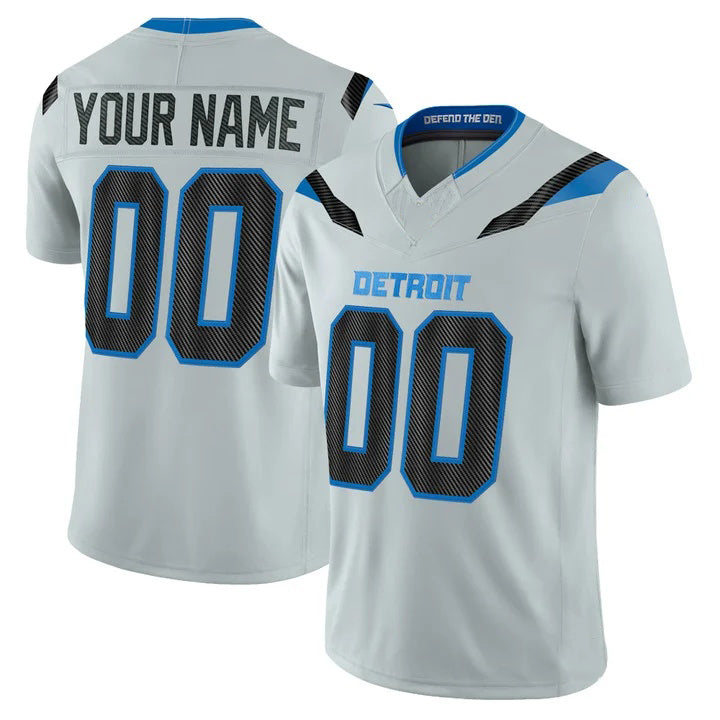 Parkc Custom D.Lions Silver 2026 Rivalries Vapor Limited Jersey - All Stitched