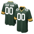 Parkc Custom GB.Packers Green Home Game Any Name & Numbers Stitched Jerseys
