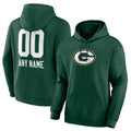 Parkc Custom GB.Packers Green Logo Pullover Hoodies Limited Game Any Name & Numbers Stitched Jerseys