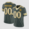 Parkc Custom GB.Packers Green Rivalries Jersey - All Stitched