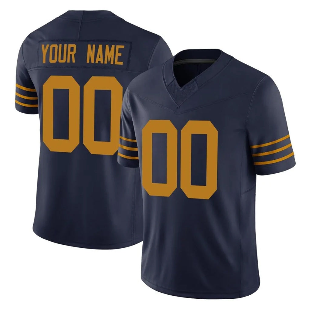 Parkc Custom GB.Packers Navy The 1923 Classic Vapor F.U.S.E. Home Game Any Name & Numbers Stitched Jerseys