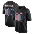 Parkc Custom H.Texans Black Fashion Home Game Any Name & Numbers Stitched Jerseys