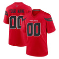 Parkc Custom H.Texans Red Alternate Home Game Any Name & Numbers Stitched Jerseys