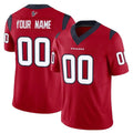 Parkc Custom H.Texans Red Limited Vapor F.U.S.E. Home Game Any Name & Numbers Stitched Jerseys