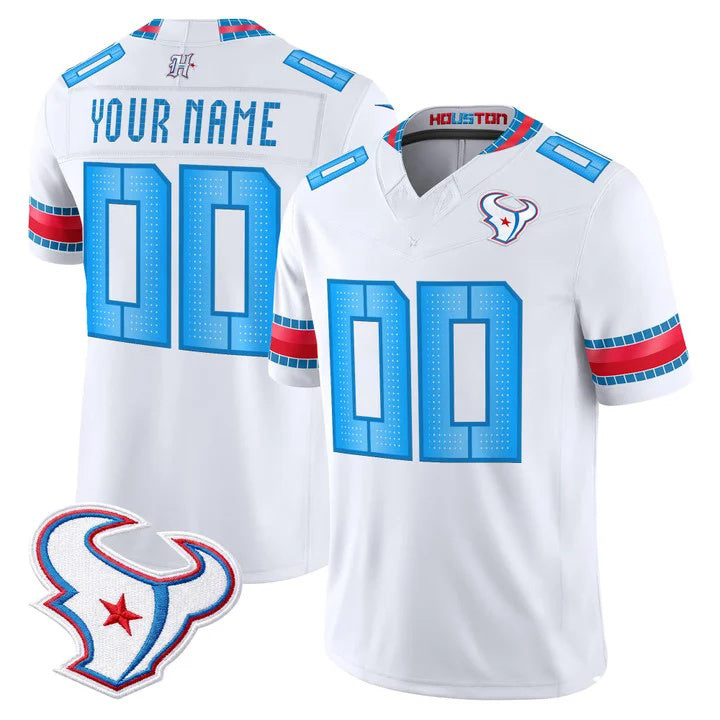 Parkc Custom H.Texans White 2026 Rivalries Vapor Limited Jersey - All Stitched
