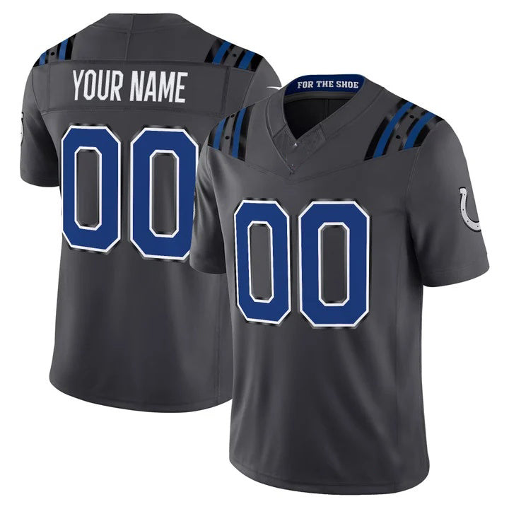 Parkc Custom IN.Colts Anthracite 2026 Rivalries Vapor Limited Jersey - All Stitched