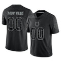 Parkc Custom IN.Colts Black Reflective Limited Game Any Name & Numbers Stitched Jerseys