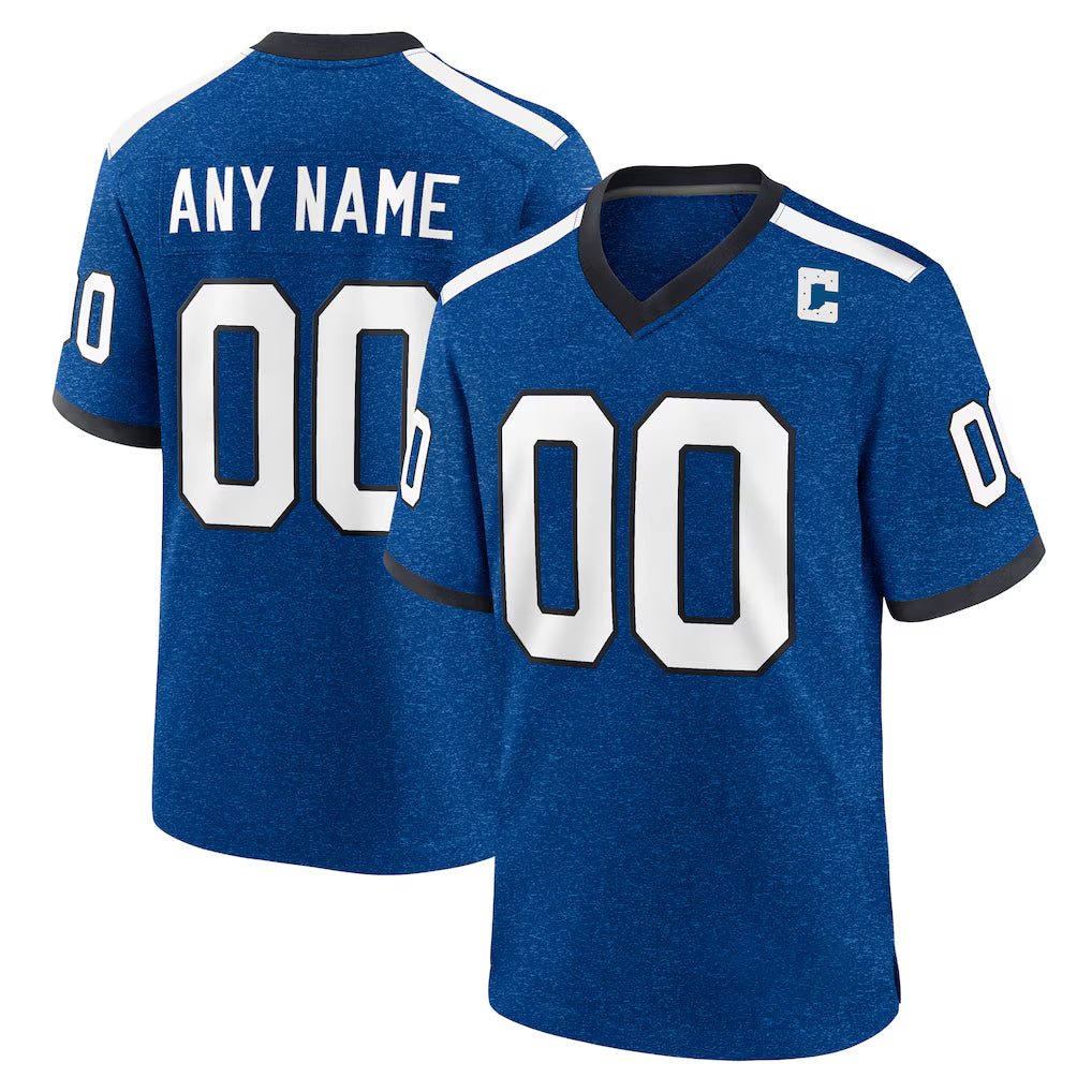Parkc Custom IN.Colts Royal Alternate Indiana Nights Home Game Any Name & Numbers Stitched Jerseys