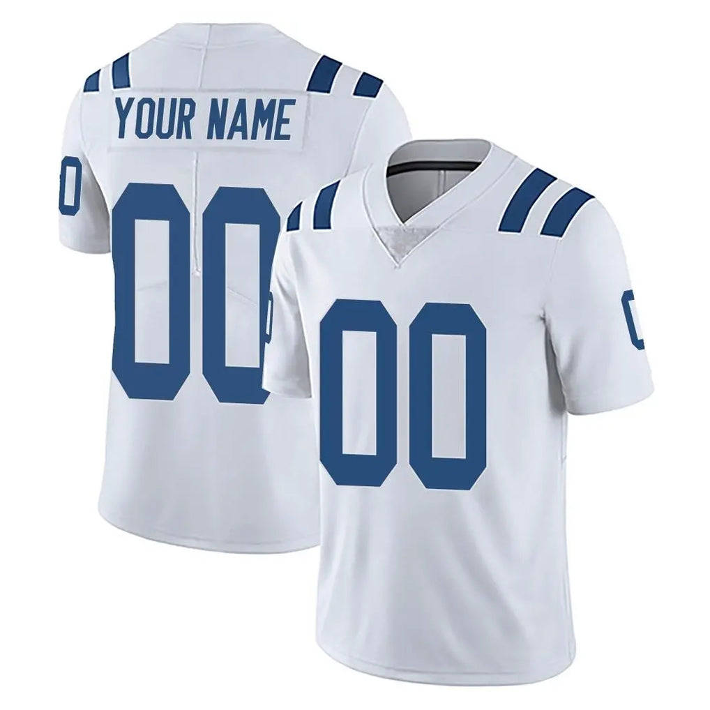 Parkc Custom IN.Colts White Limited Vapor Untouchable Home Game Any Name & Numbers Stitched Jerseys